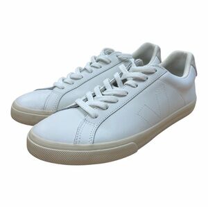 Veja White and Cream Sneakers